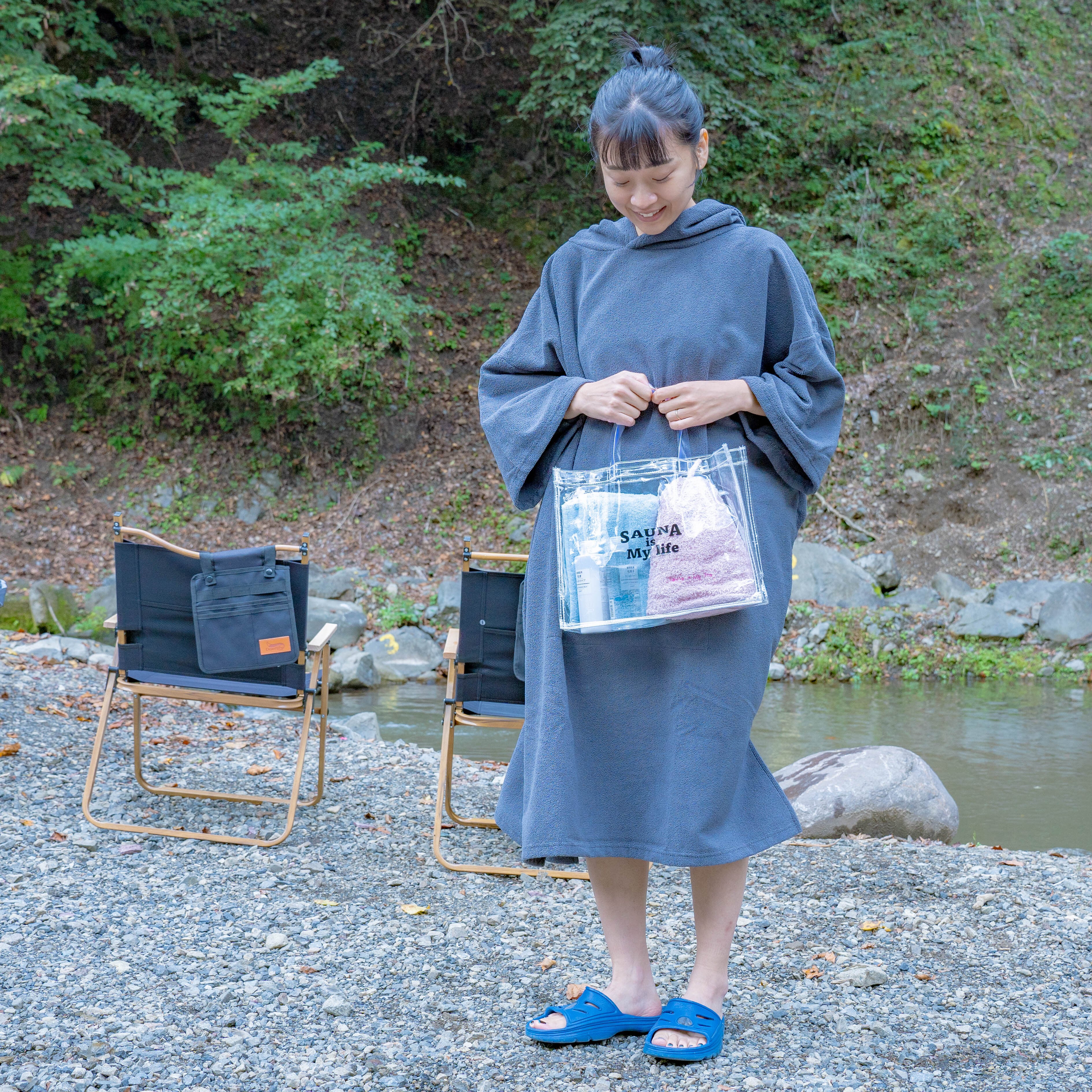 透明ビニールバック | サウナイズマイライフ/Sauna is My life