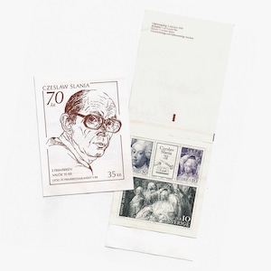 切手帳（未使用）「スラニア生誕70年 - ４枚構成（1991年発行）」