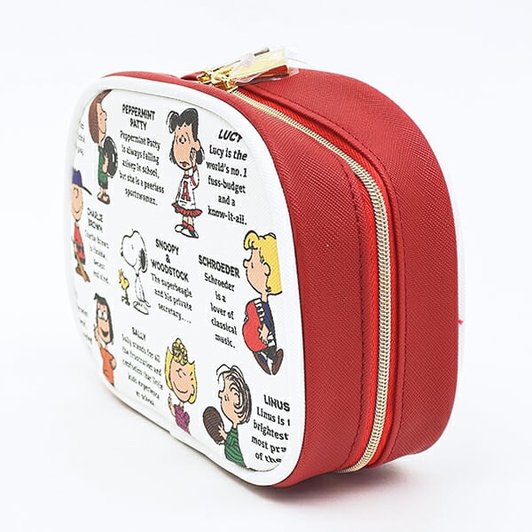 スヌーピー ラウンドポーチ 白 PEANUTS 75th SNOOPY | キャラクター