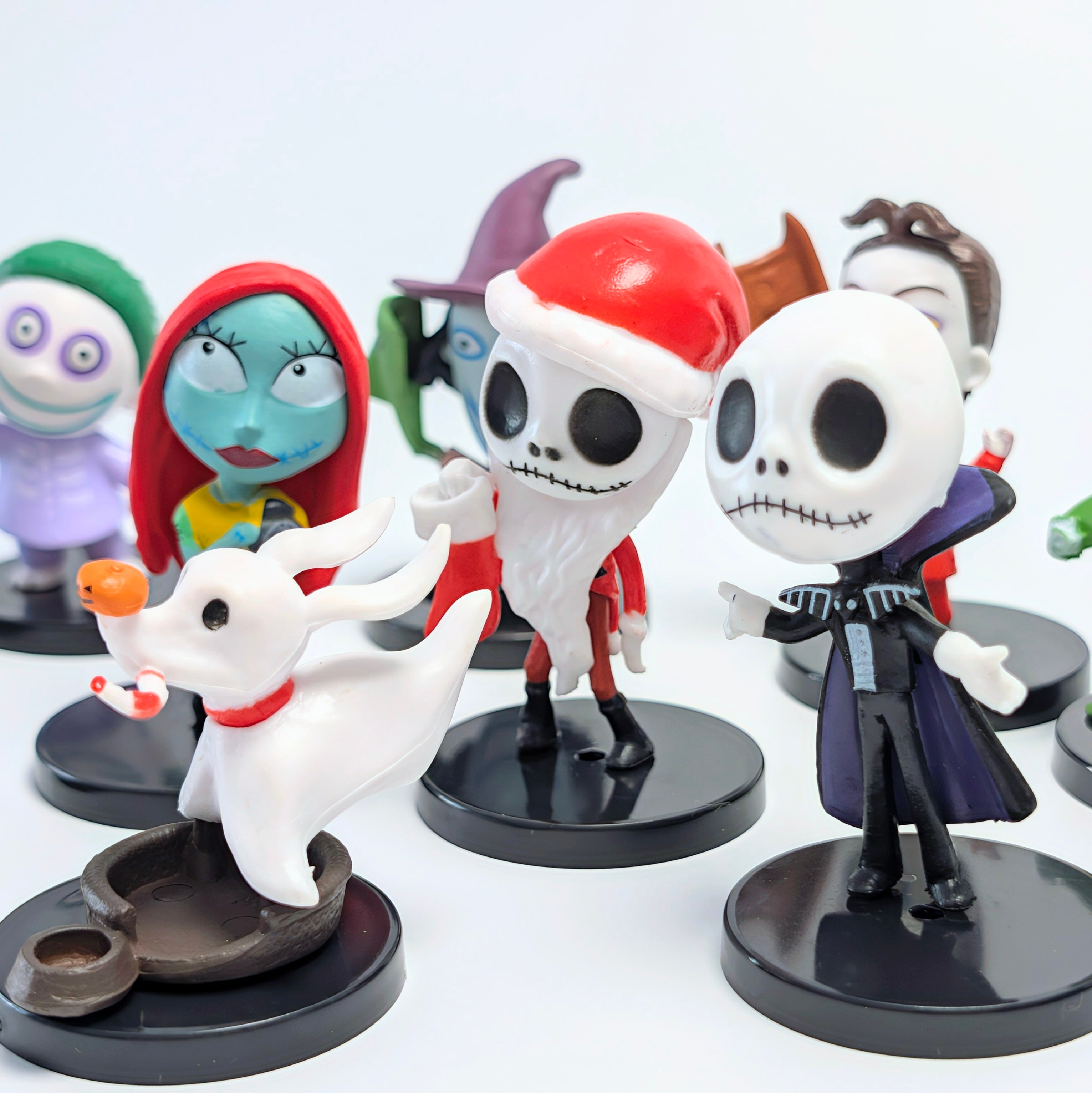 ⚡️SPECIAL PRICE⚡️【 The Nightmare Before Christmas  （ナイトメアービフォアクリスマス） 】 PVCフィギュア10Pセット 〚アメリカン雑貨 アメトイ〛