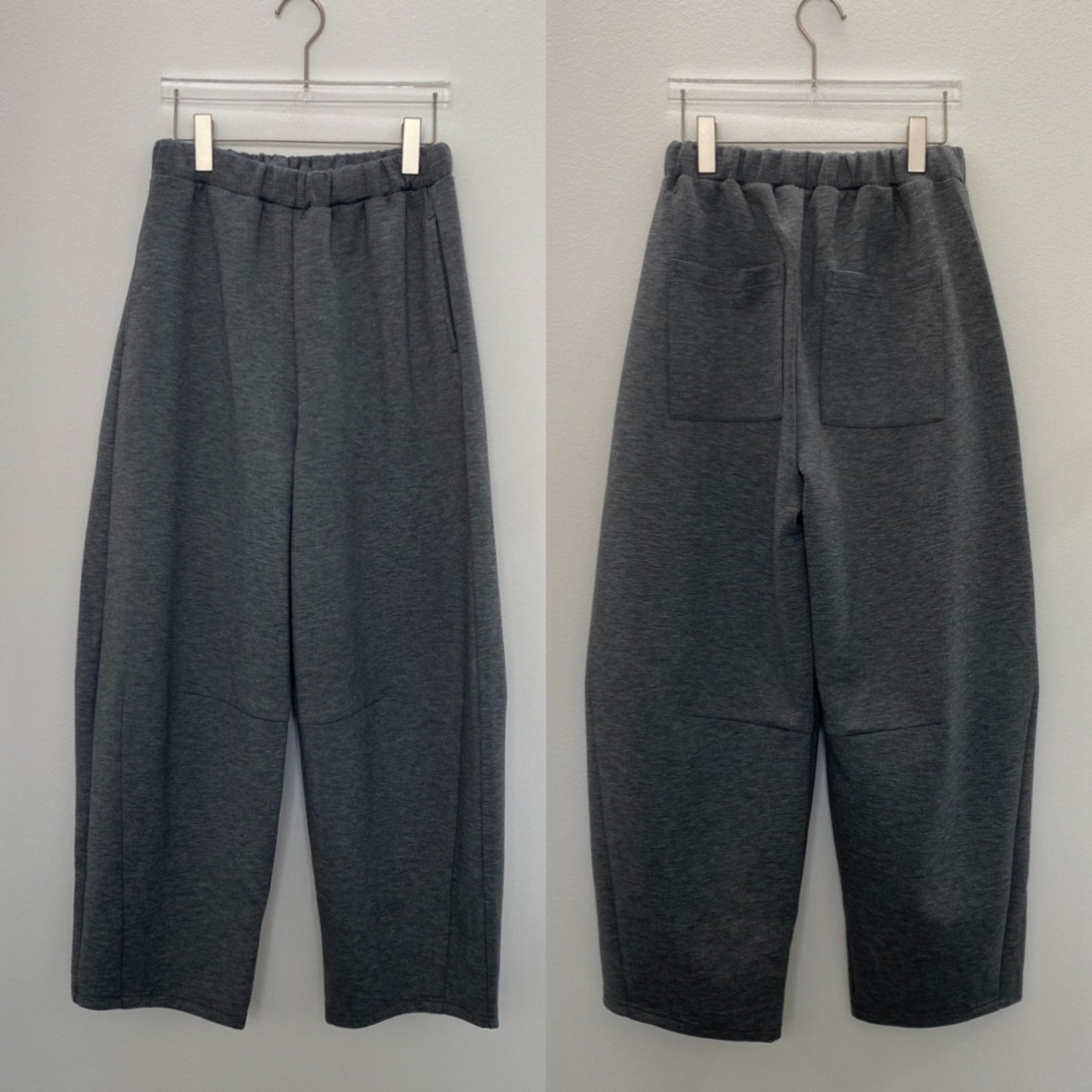 スウェットラフコクーンPT/グレー