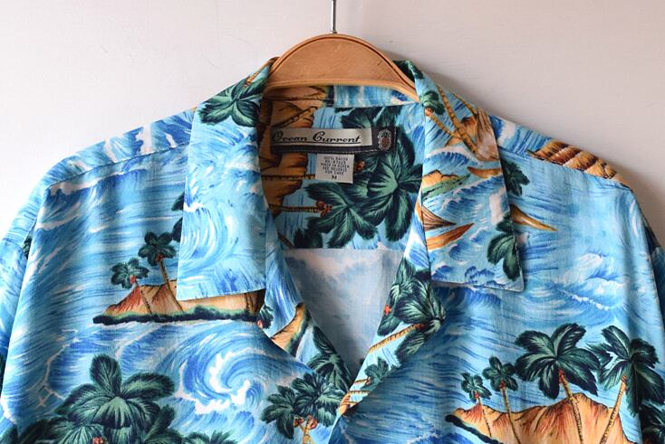 Patagonia ブルー系 パタゴニア オープンカラーシャツ 半袖 開襟