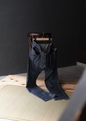 HELMUT LANG 04AW 3D pocket denim trousers