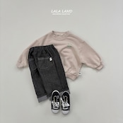 LALALAND 26/SS (Kids)Loll-up Stitch denim