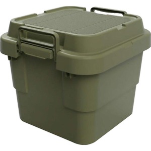 【在庫処分】トラスコ中山(TRUSCO) トランクカーゴ 収納ボックス フラット天板仕様 OD色 30L ODCF-30