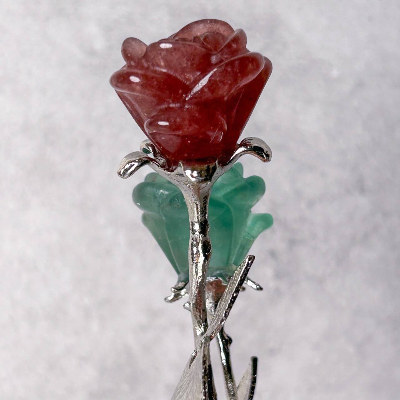 バラ フローライト・ストロベリークォーツ * Fluorite,Strawberry Quartz * 天然石