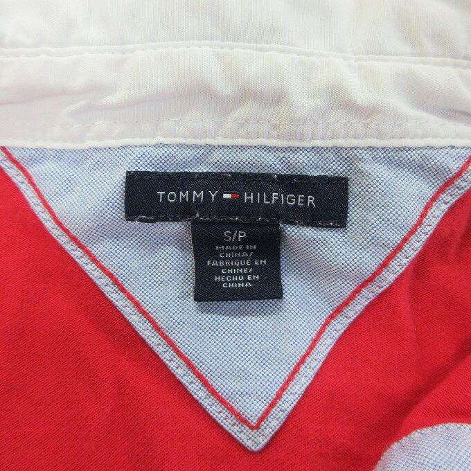 【ヴィンテージ】トミーヒルフィガー  90s ポロシャツ 赤 ゴルフ着 刺繍