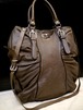 レア18万◆MARNI マルニ バッカリング ギャザーデザイン 2wayレザー トート バッグ◆ パッカリングギャザーが遊び心を感じさせる希少モデル♪