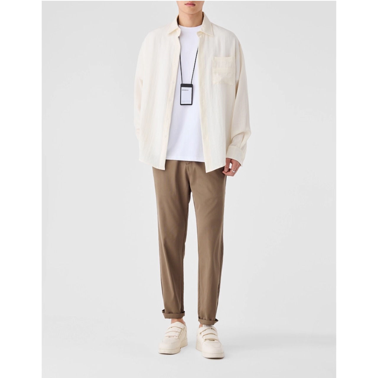 パッチポケット ボタンダウンシャツ af0004