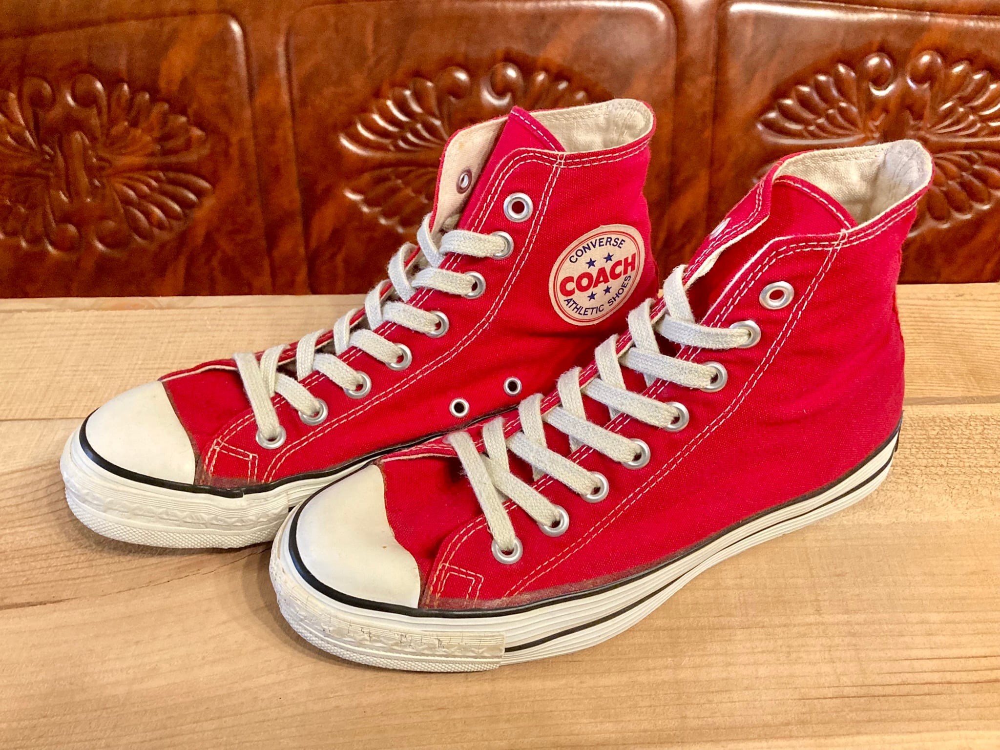 CONVERSE（コンバース） COACH（コーチ）6.5 25cm ハイカット 赤 70s