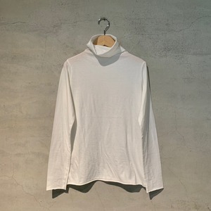 【evam eva】cotton cut&sew turtleneck pullover/V002C029