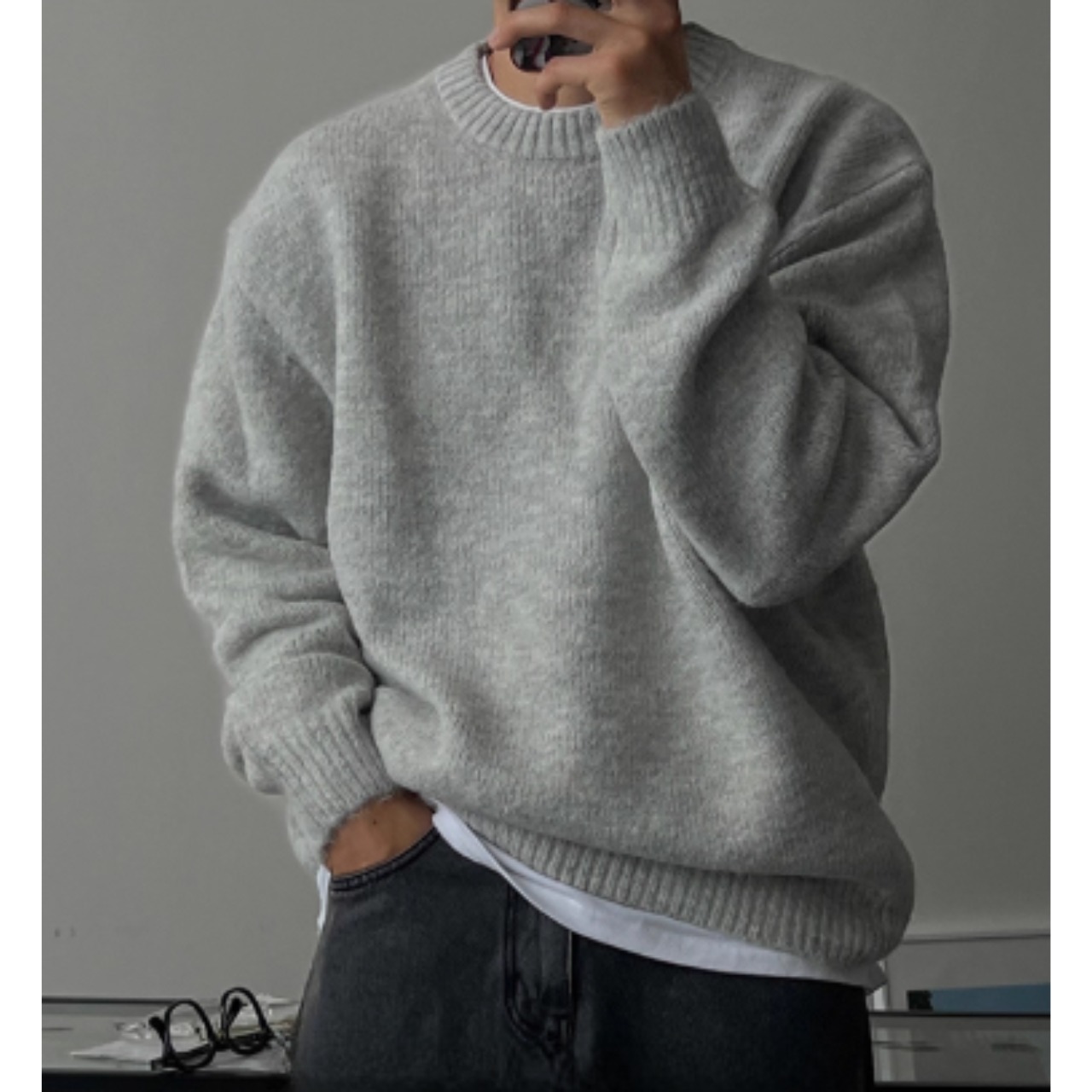 ラウンドネックニット TB1697・画像4