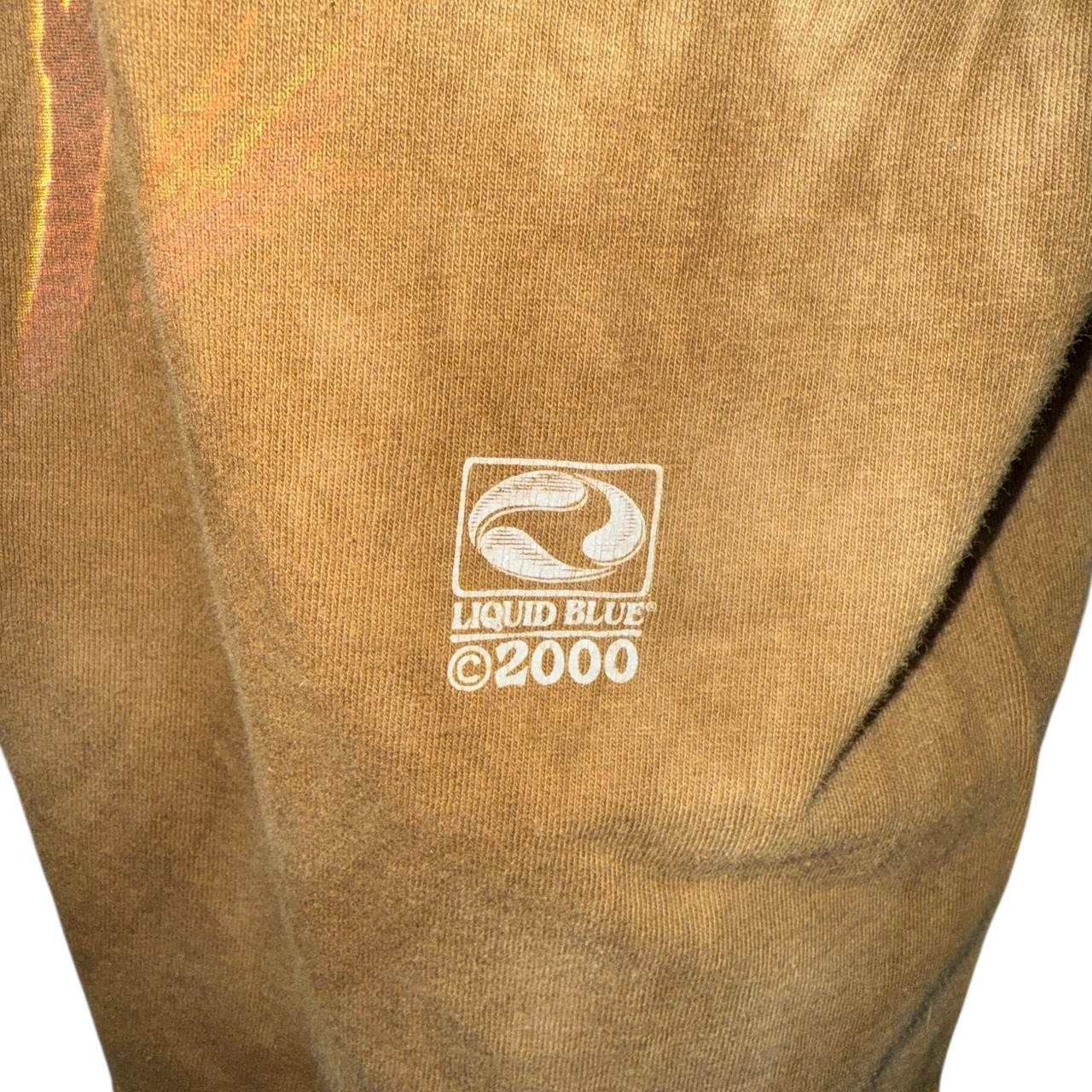 【LIQUID BLUE】リキッドブルー “eagle” アニマルプリント ダイタイ柄 USA製 Tシャツ