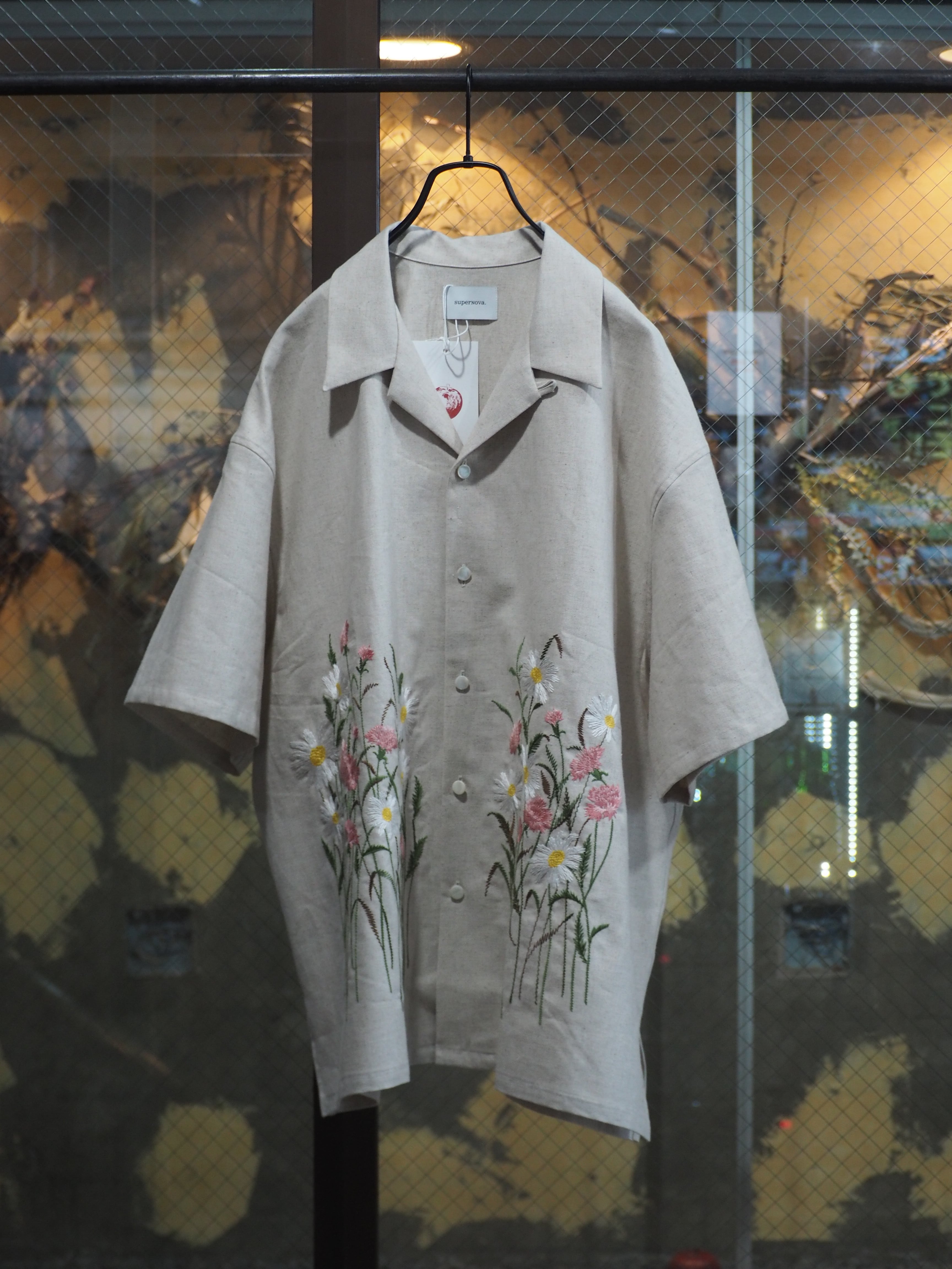 super nova / ジャガード Flower Big shirt superNova. - 2022 AW | chemical conbination