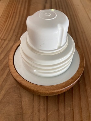 象印　ラタンのポット