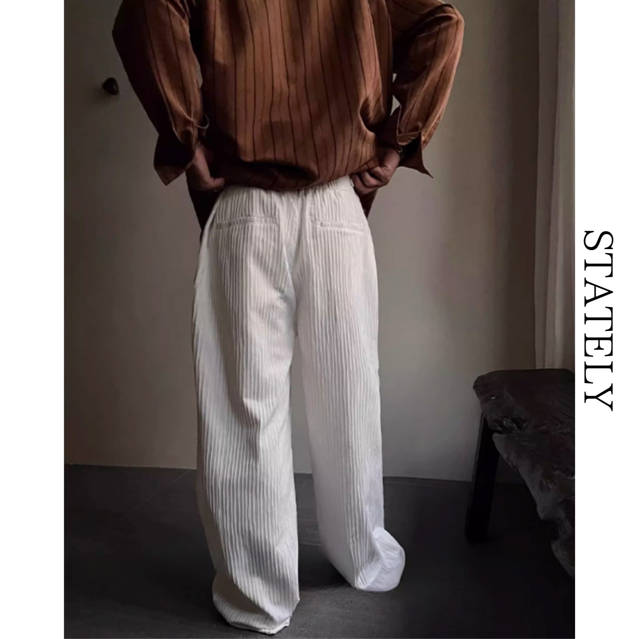 Pleats リラックス Pants/3color_B53・画像7
