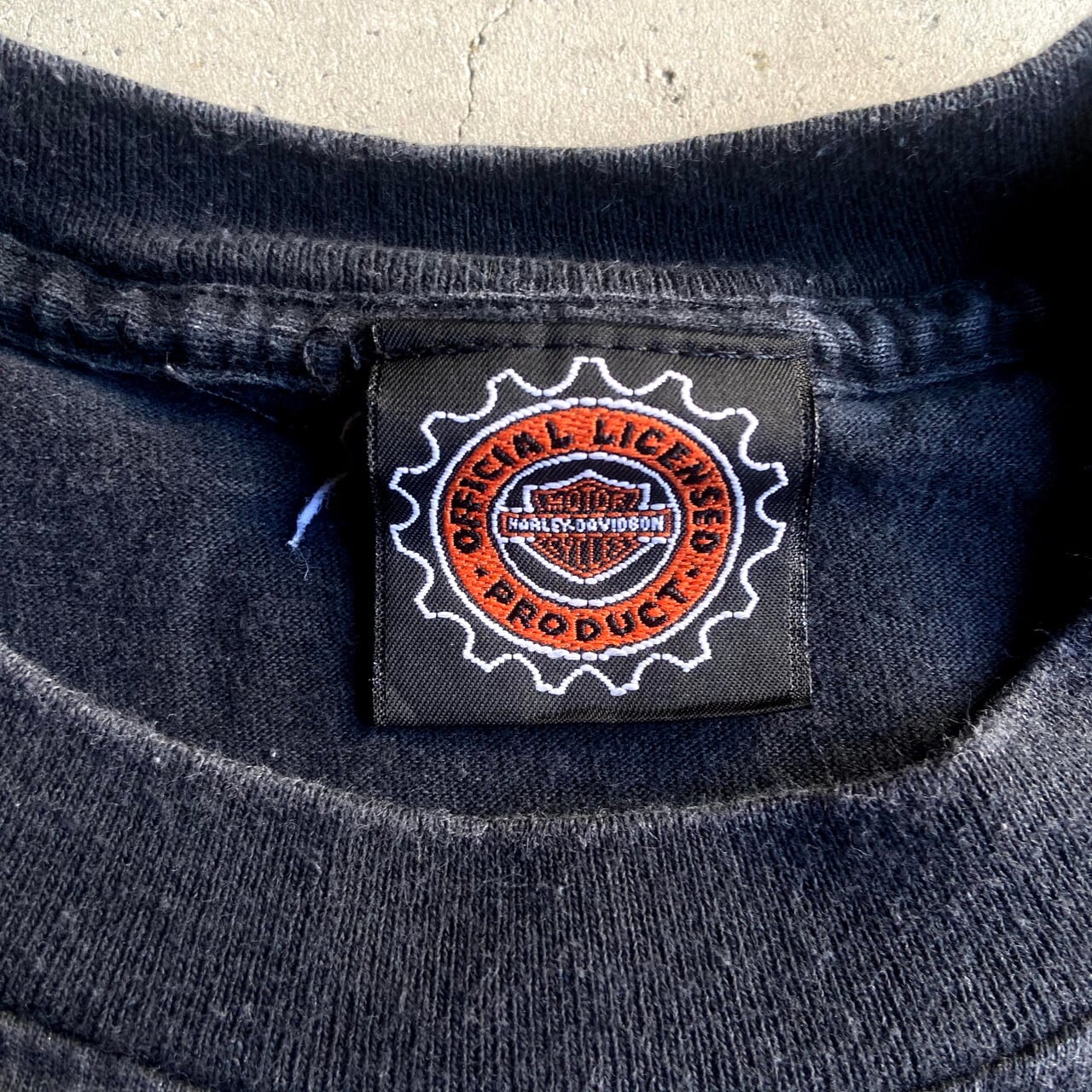 90年代 USA製 Harley-Davidson Cafe ハーレーダビッドソンカフェ フロントロゴプリント Tシャツ メンズXL 古着 90s  ビンテージ ヴィンテージ モーターサイクル バイクTシャツ シングルステッチ フェードブラック 黒 【Tシャツ】【AL20】 | cave ...