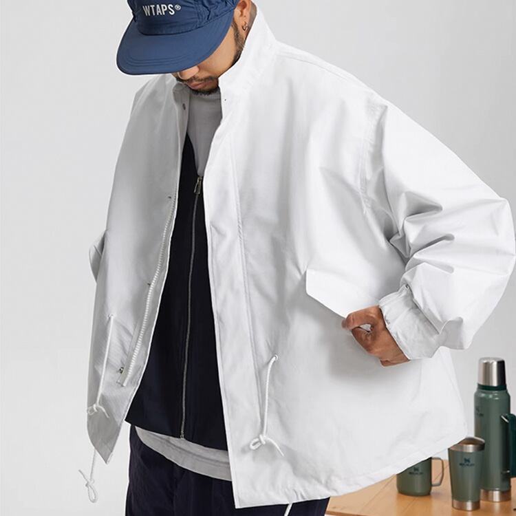 ★SOLID COLOR DRAWSTRING JACKET　　　A0731