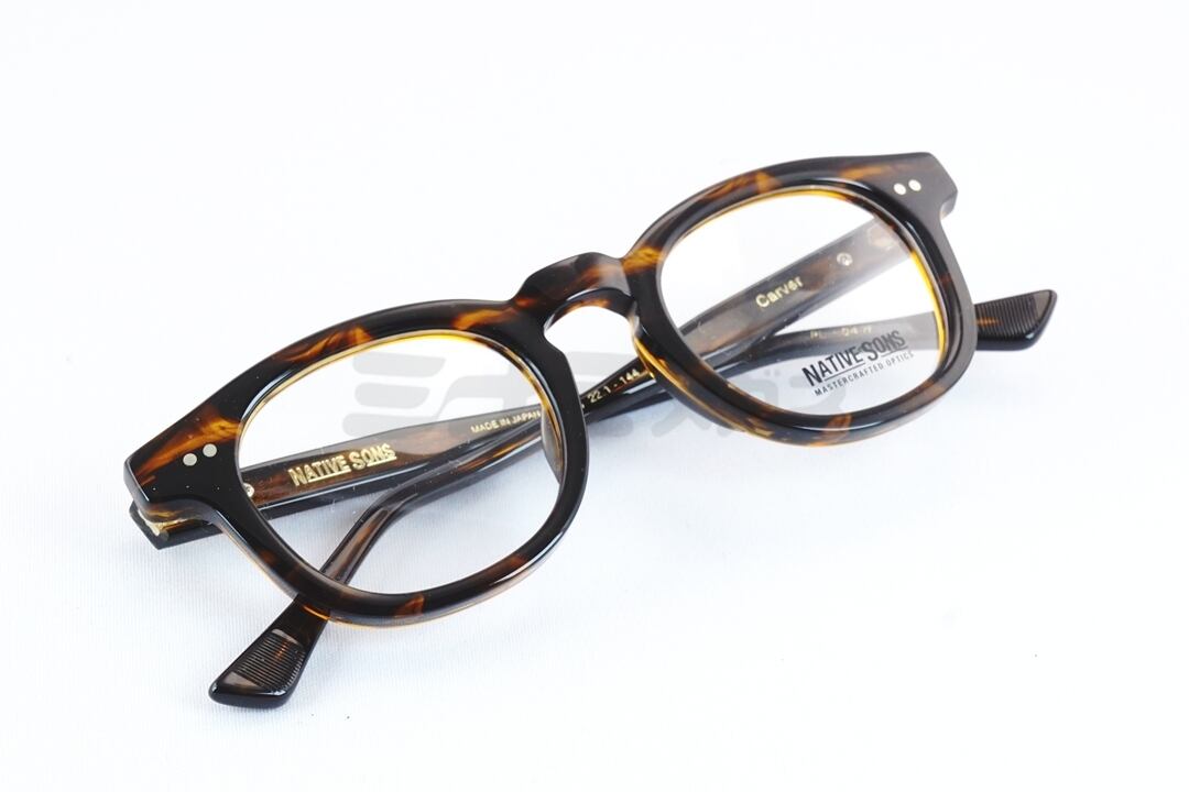 NATIVE SONS メガネ Carver Col.Gasoline PL-047F ボスリントン