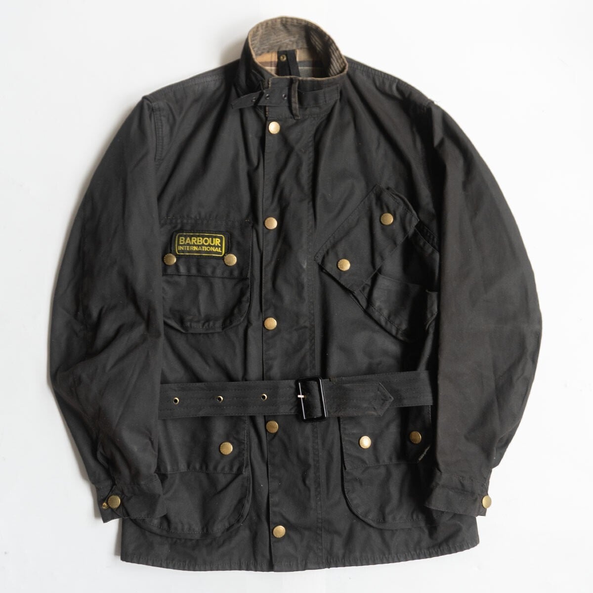 Barbour international モーターサイクルジャケット 雰囲気抜群】 BARBOUR 【International Jacket】36 インターナショナル