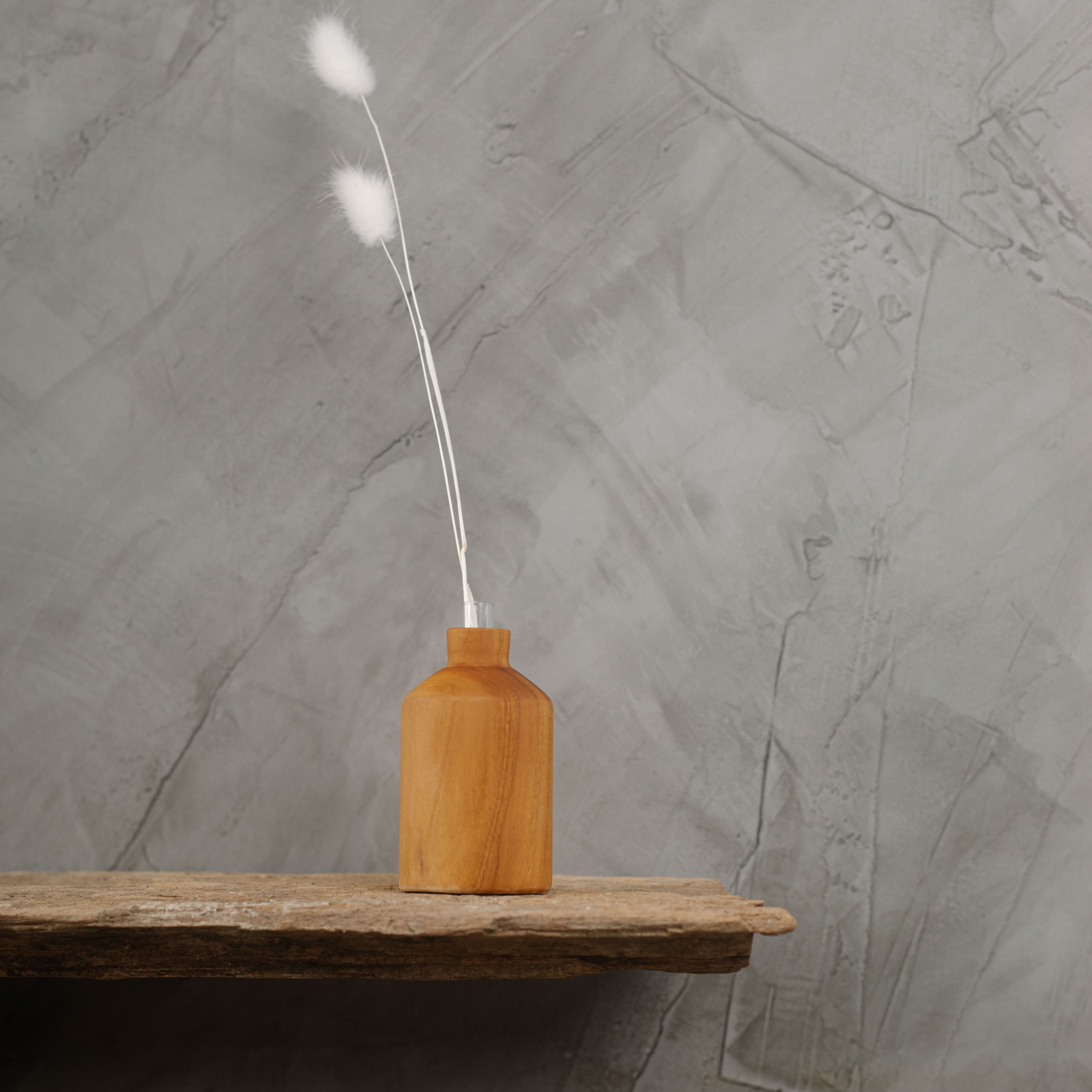 KINONE クマ型木製フラワーベース 新品未使用☆kinone さん くま一輪挿し 木製 作家さん - メルカリ