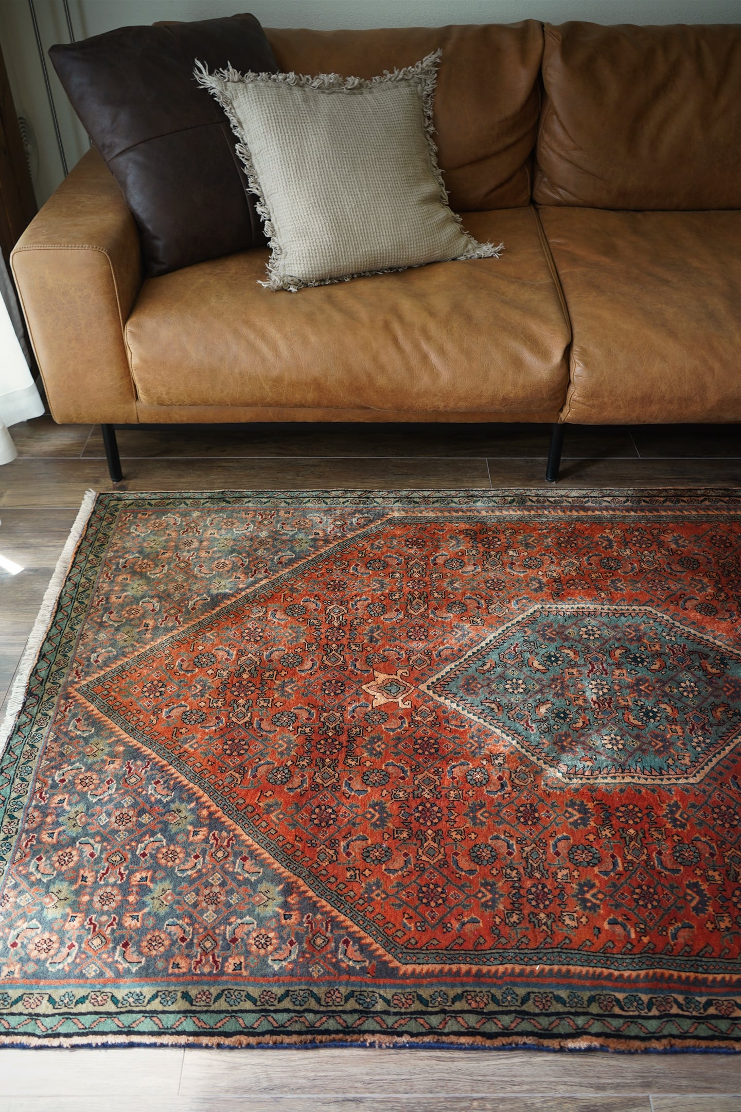 584】Vintage Persian Bijdar rug 1960's | ヴィンテージラグ専門店