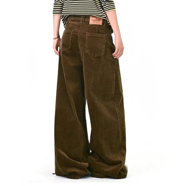 tucked corduroy pants　タックコーデュロイパンツ　J1650