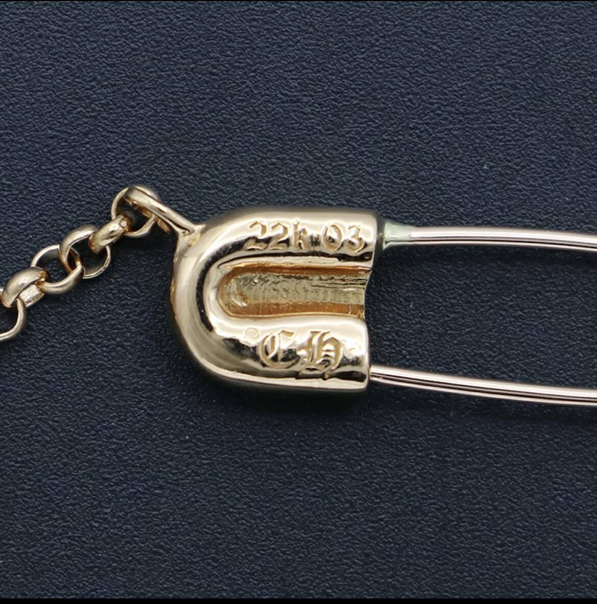 CHROME HEARTS クロムハーツ 22K ダイヤモンド ロールチェーン CH