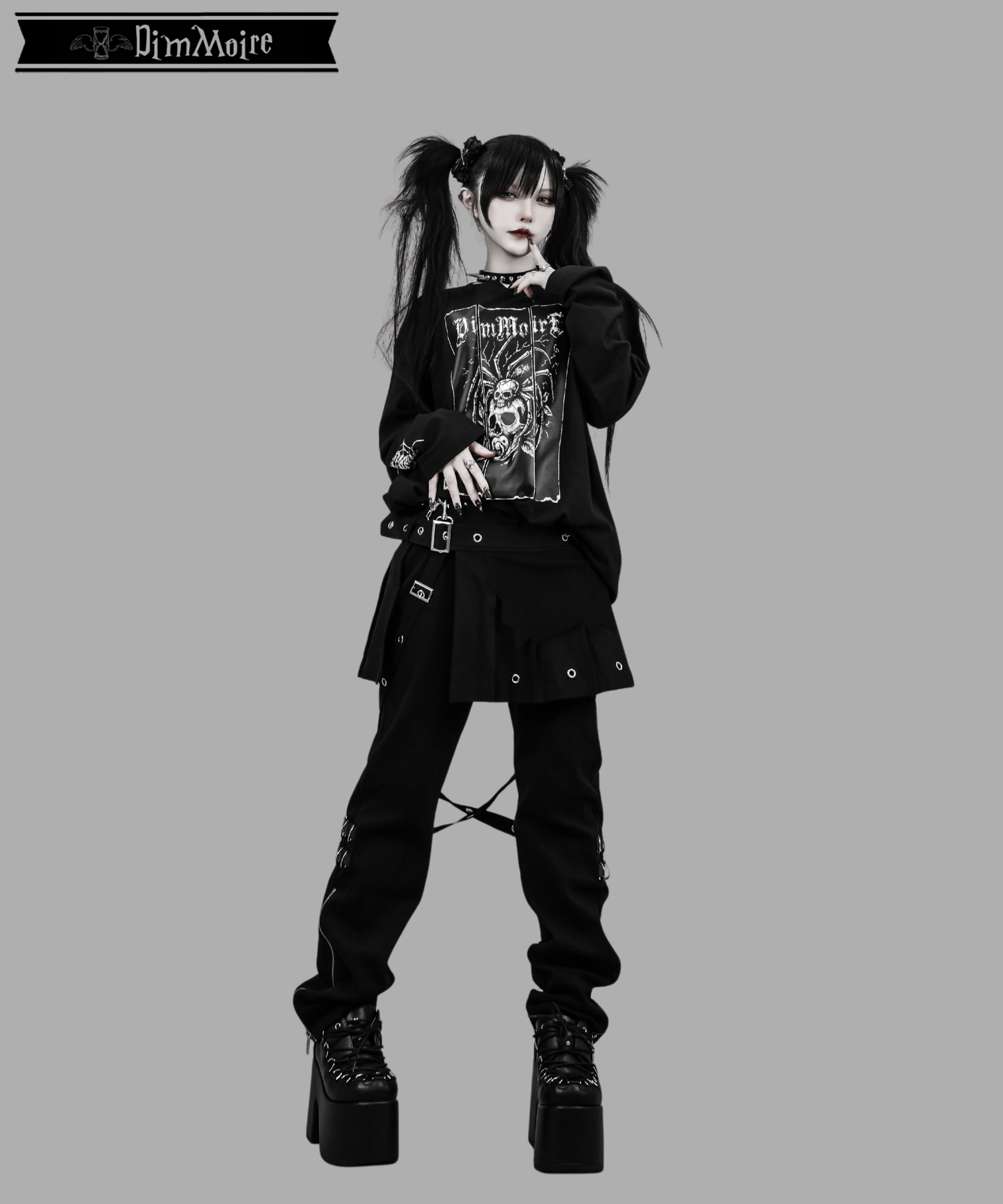 RE:CHAIN ボンテージパンツ【Black】 | DimMoire