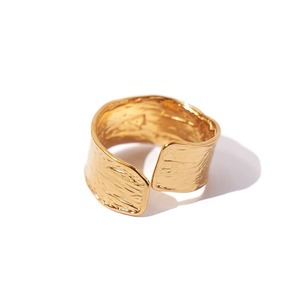 316L uneven ring［gold］#r153