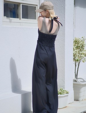 Halter Neck All In One / BLACK