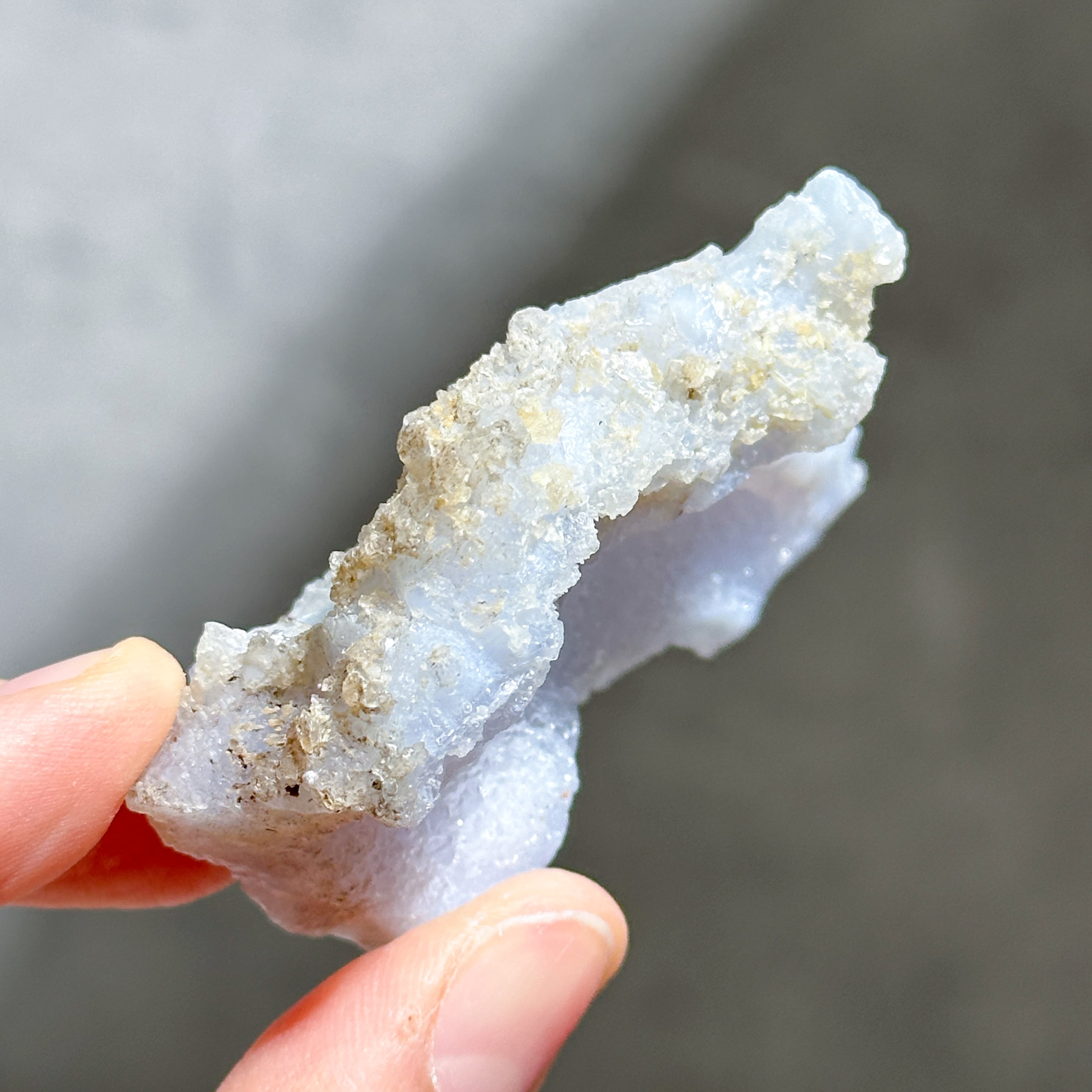 ブルーカルセドニー 原石01◇ Blue Chalcedony ◇天然石・鉱物