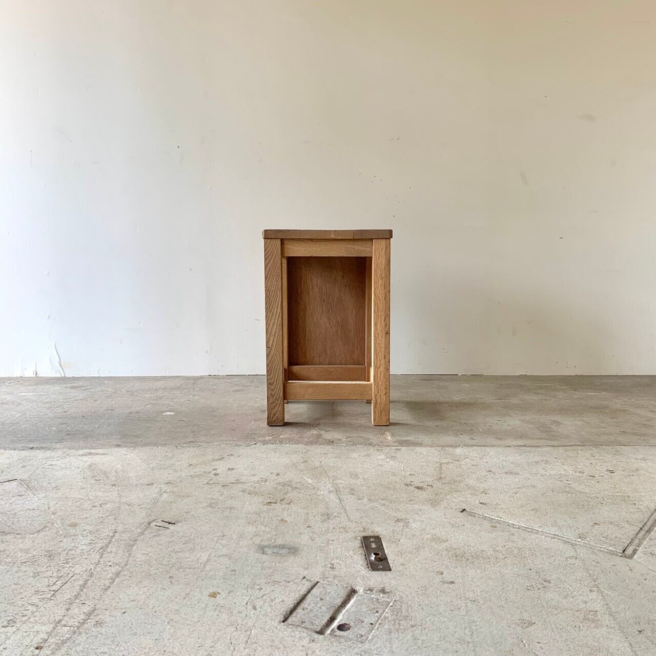 図工室の椅子　スツール　古家具　0494