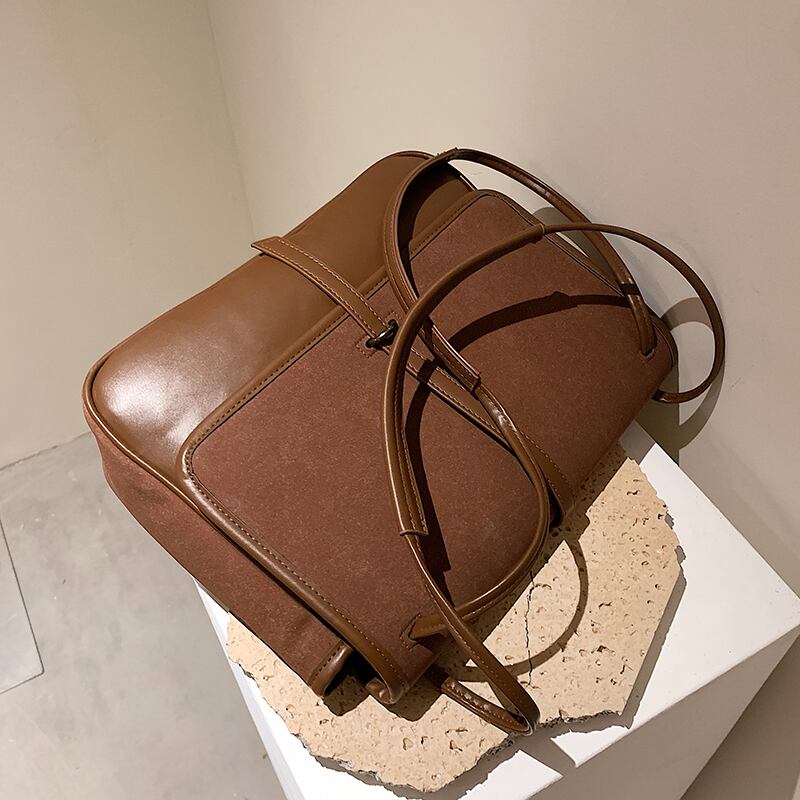 オータムスタンダードショルダーバッグ レトロ 秋物 メッセンジャーバッグ 手作りハンドバック4637394365