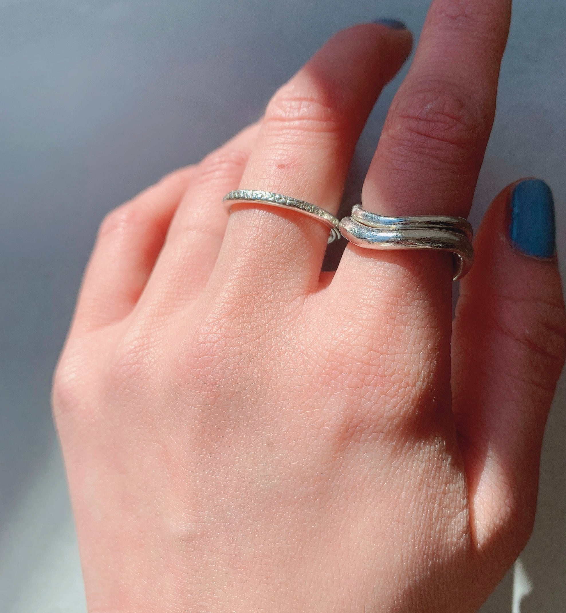 〈Silver925〉storm ring / 2mm