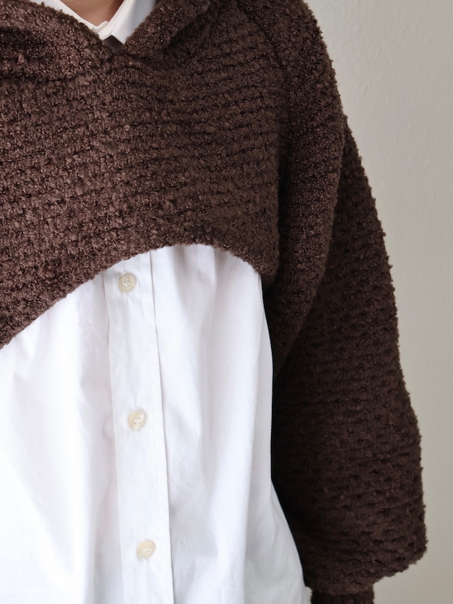 【ISA BOULDER】HOODED GRADATION SLEEVE/soil