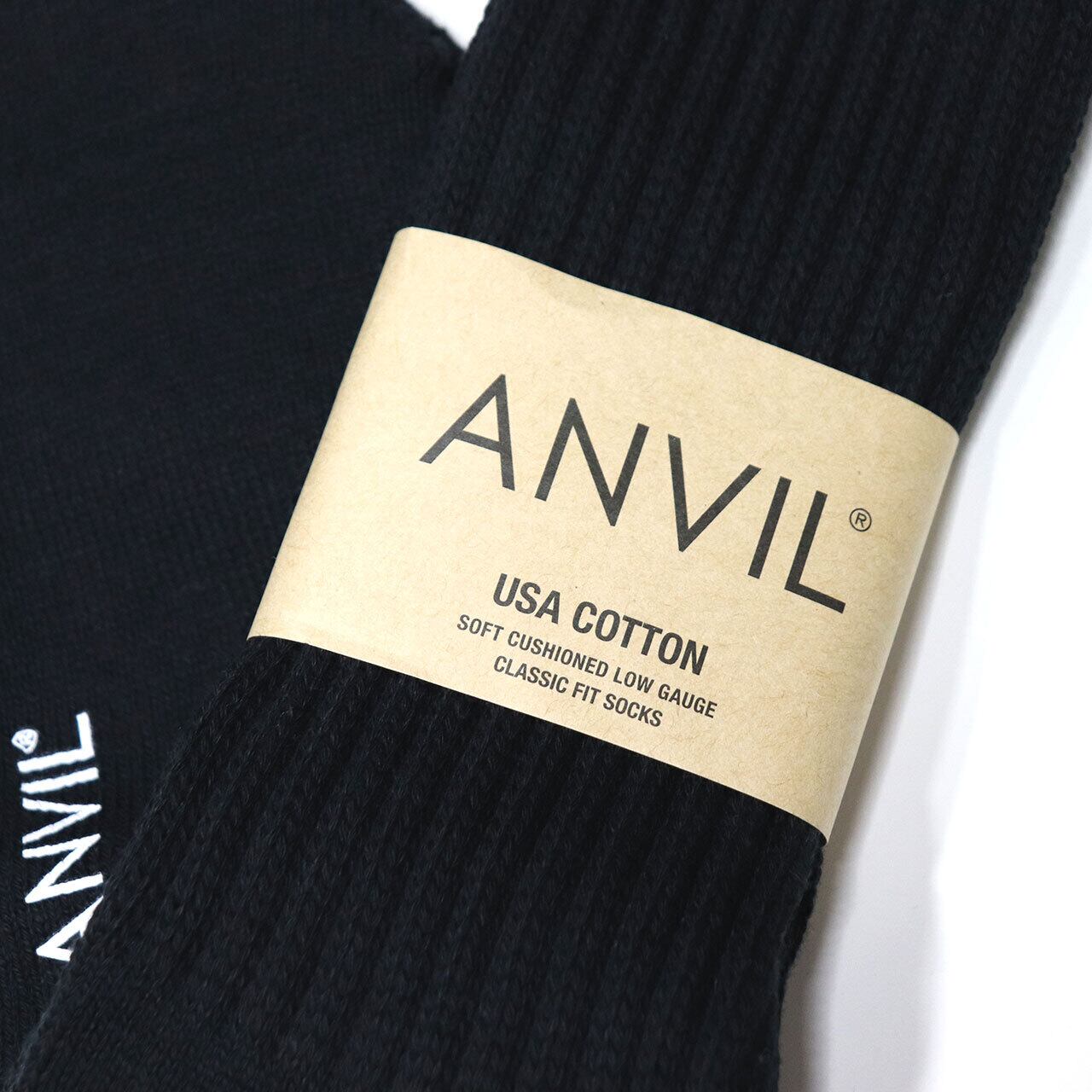 5&frasl;24(日) 再入荷 &frasl; ANVIL (アンヴィル) USA Cotton Tube Socks スケーターソックス チューブソックス パイル  ソックス メンズ 綿 パイル 厚手 靴下 ブランド 男性 パイル くつ下 おしゃれ ラインソックス ストライプ プレゼント アンビル