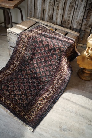 【804】Vintage Afghan Baluch rug 1960's