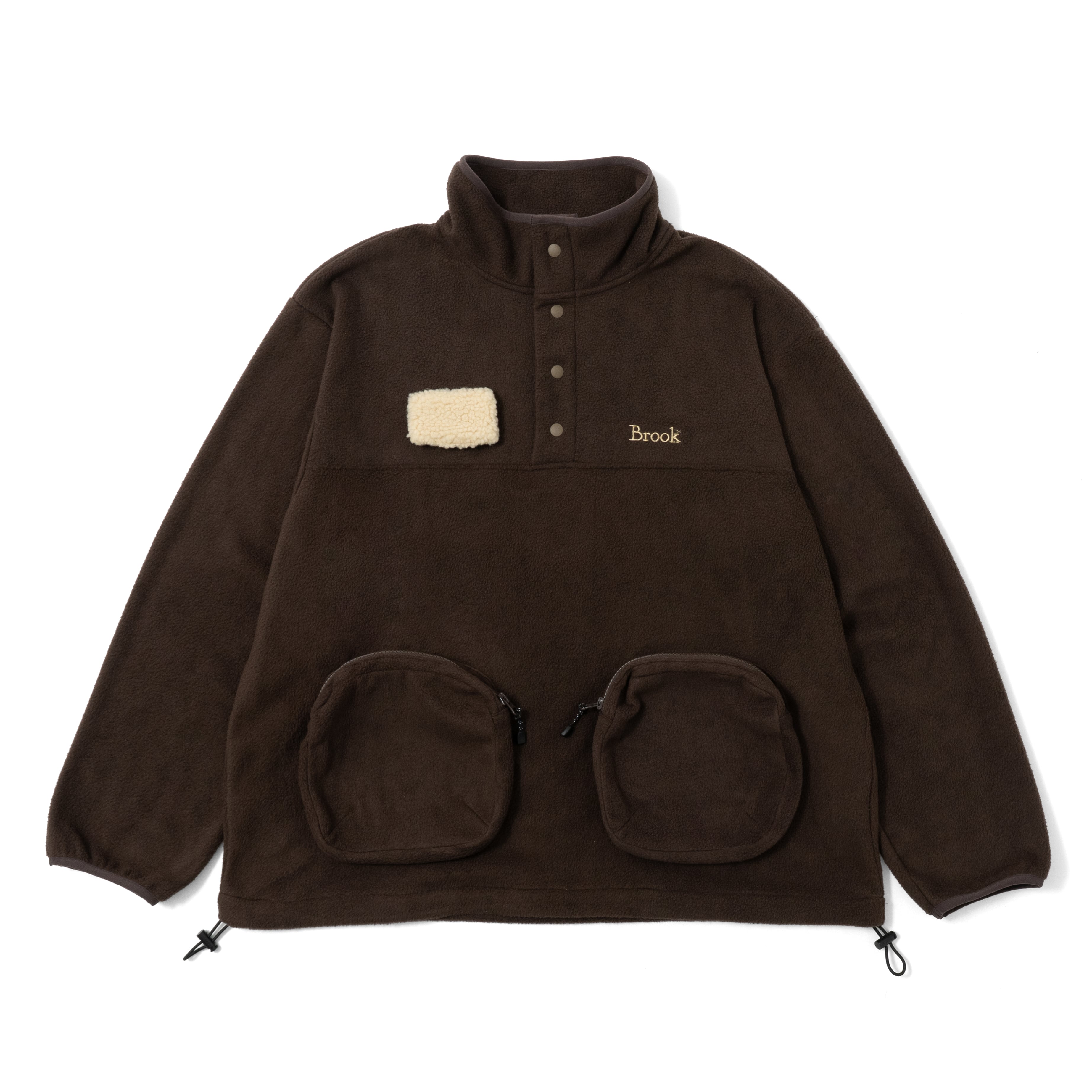 Brown)Brook Long Sleeve Fleece JKT