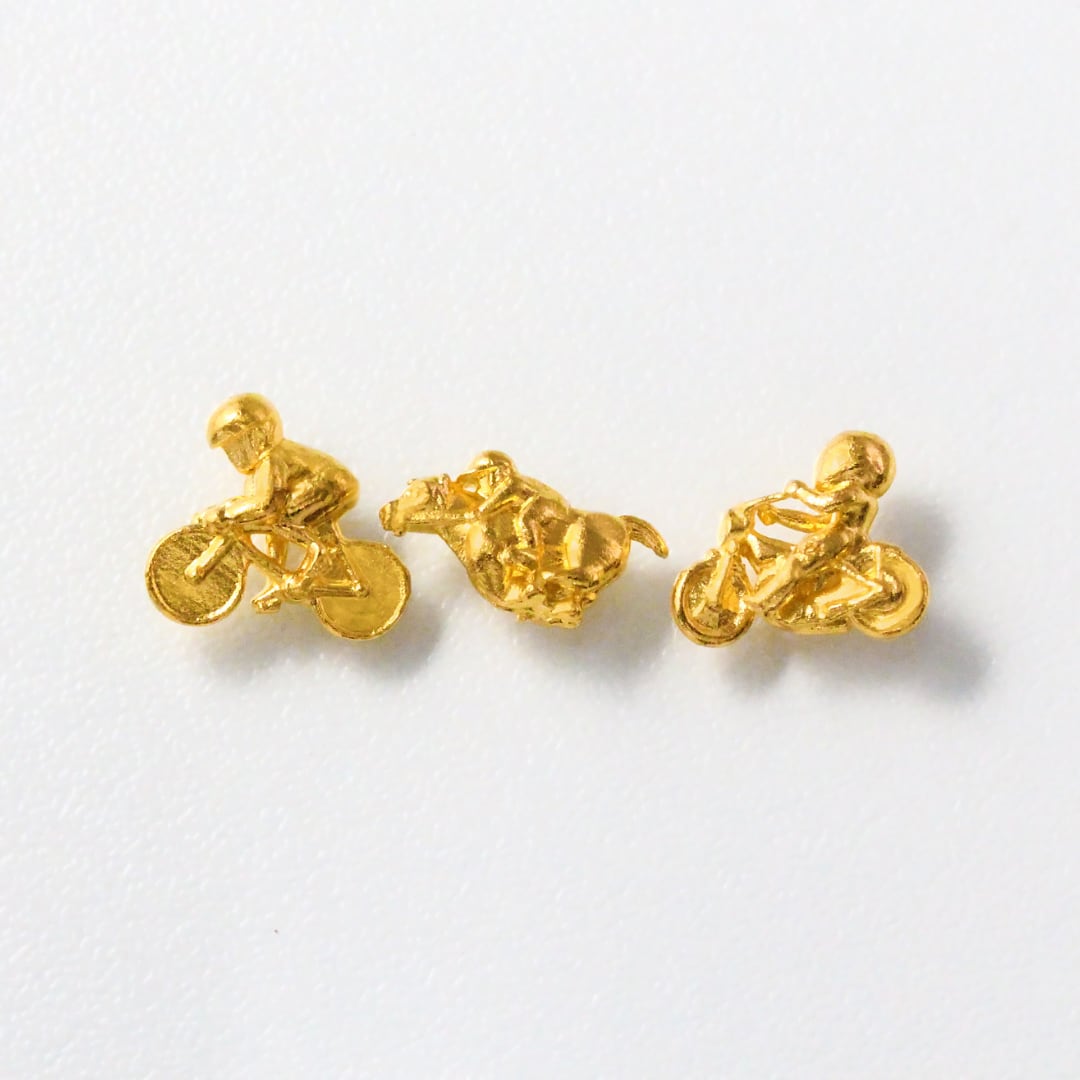 純金【麻雀】モチーフ 約1g お守り 【JUNGOLD】 | JUNGOLD