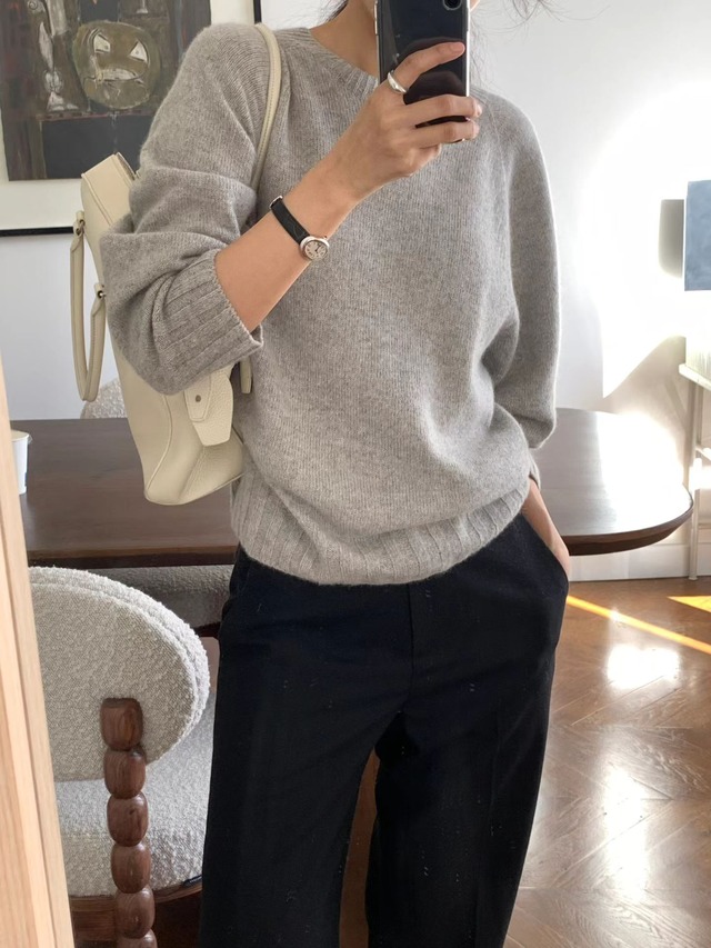 (OUNCE) classic wool slacks / 2color