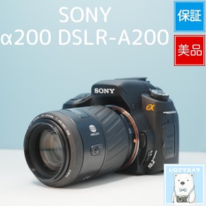 SONY α200 DSLR-A200 一眼レフ 極美品 a6918
