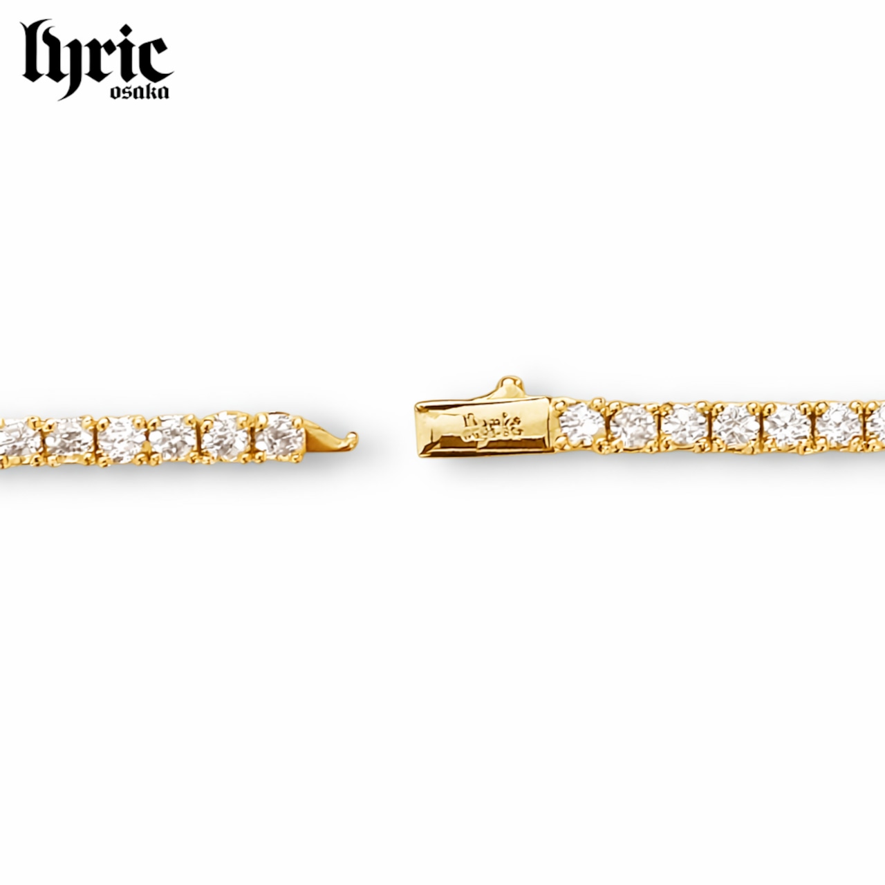 2mm 20cm luxury tennis bracelet gold