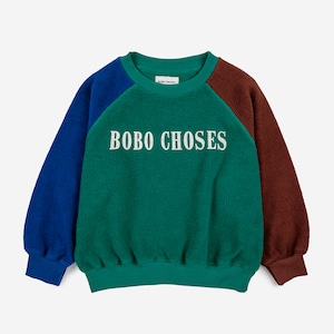 BOBO/Bobo Choses Color Block sweatshirt/223AC043