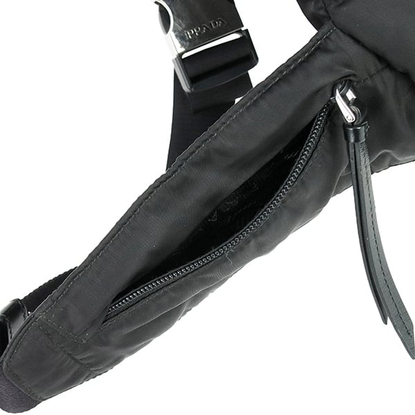 Used PRADA プラダ ワンショルダーバッグ リナイロン ブラック 2VZ092