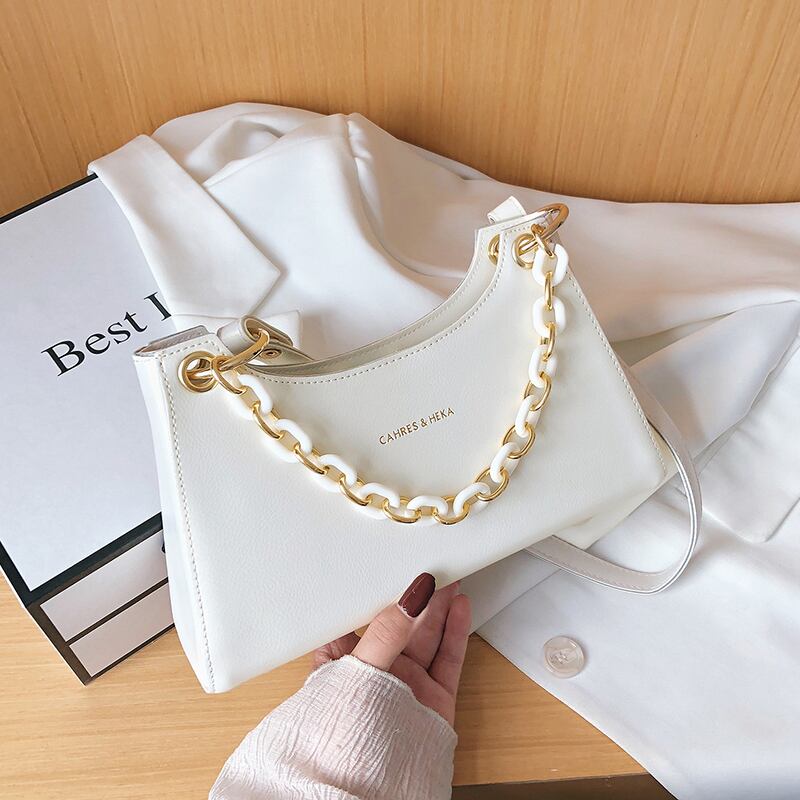 小さなバッグ女性バッグ2020夏の新しい潮insネット赤野生チェーンショルダーバッグファッションポータブル脇バッグ Tiancai_Wing_Bag0042574