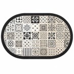 予約 珪藻土 バスマット 北欧風 40×58cm オーバル 足拭きマット 洗面所 脱衣所 玄関マット キッチン おしゃれ お風呂 8柄 cw-a-6745