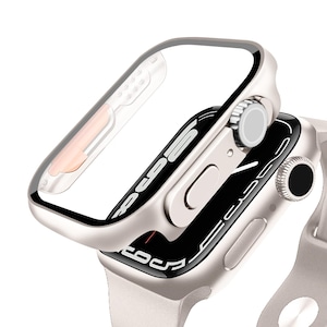 【特価処分】【2024改良モデル】ANYOI 対応 アップルウォッチ カバー 46mm 対応 Apple Watch 10 ケース Apple Watch Ultra風ケース 対応 Apple Watch カバー 耐衝撃 対応 アップルウォッチ ケース 装着簡単 高透過率 46mm スターライト