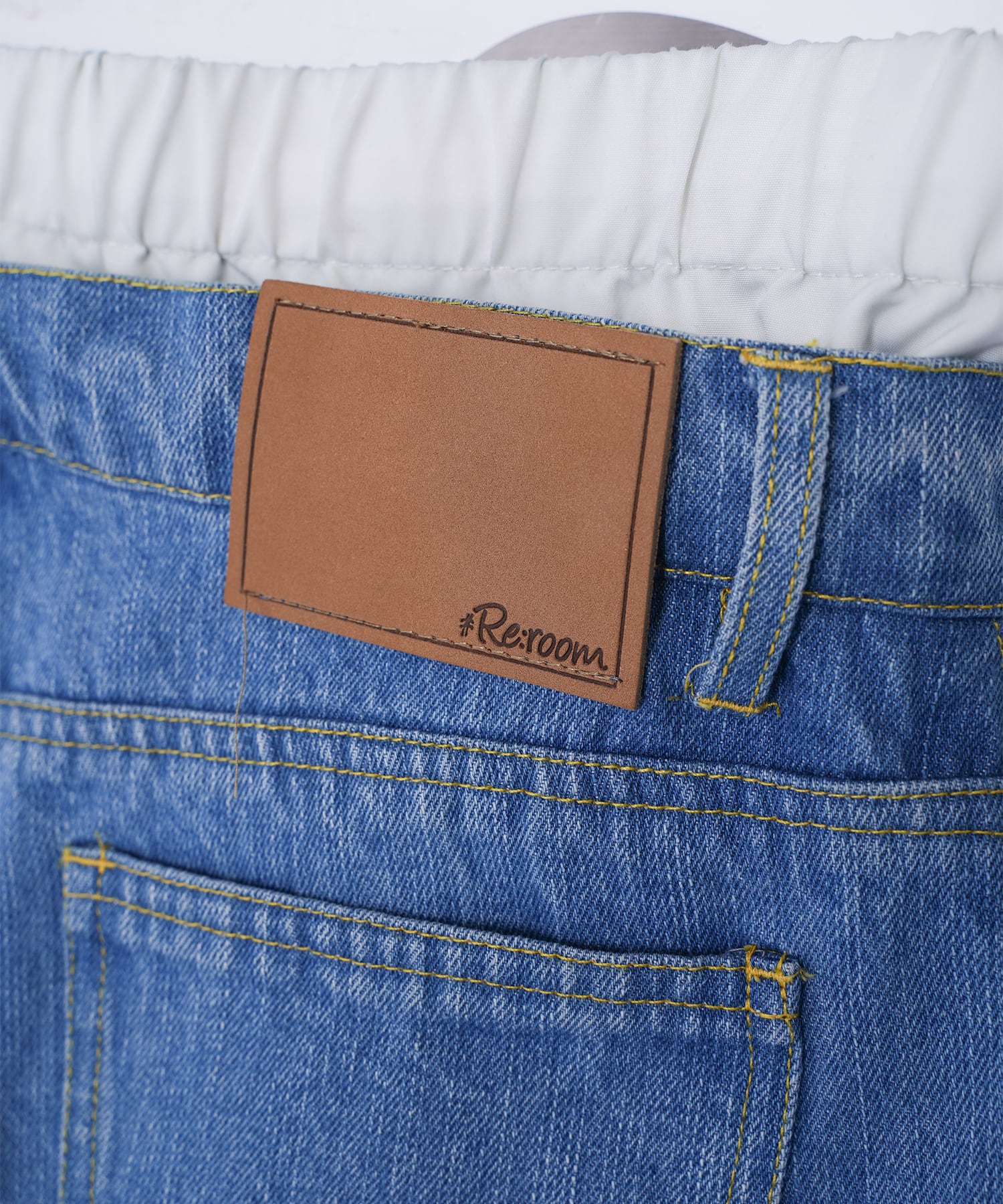 Re:room】WAIST JERSEY SWITCHING DENIM PANTS［REP275］ | #Re:room