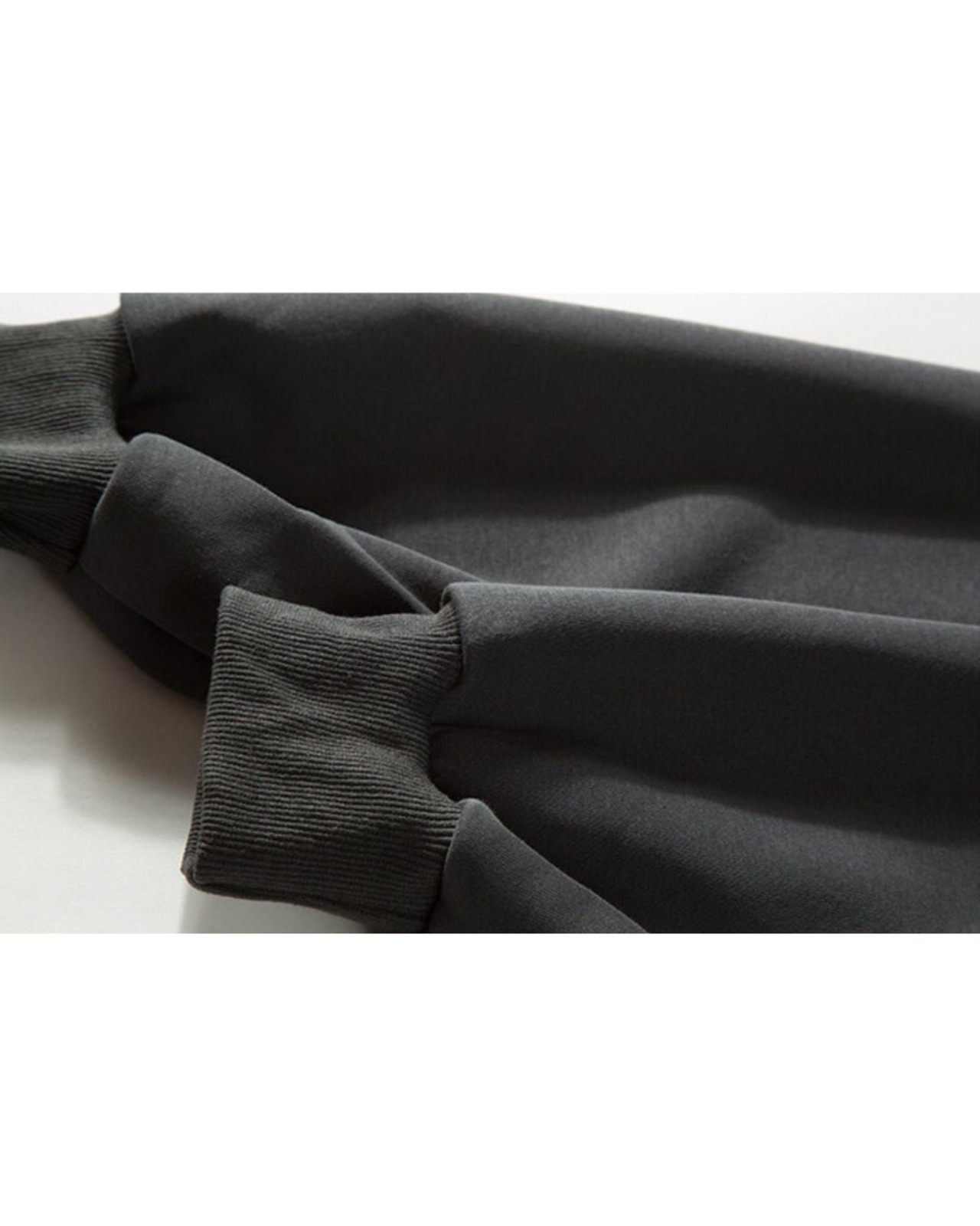 ハーフジップオーバーサイズパーカー　S0365